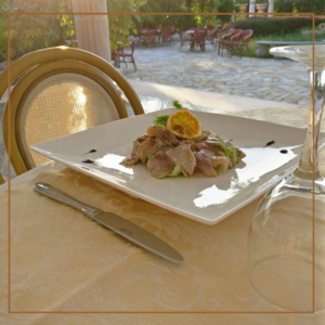 Carpaccio di ricciola - Menù settimanale
