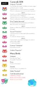 Green Park Ristorante Carnevale 2018